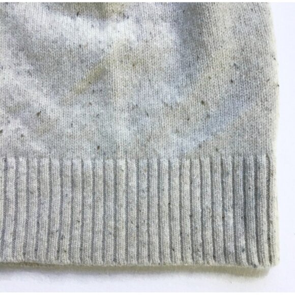 Daniel Cremieux Signature Collection Merino Wool Sweater Mens L Gray Marled Knit - Picture 5 of 6